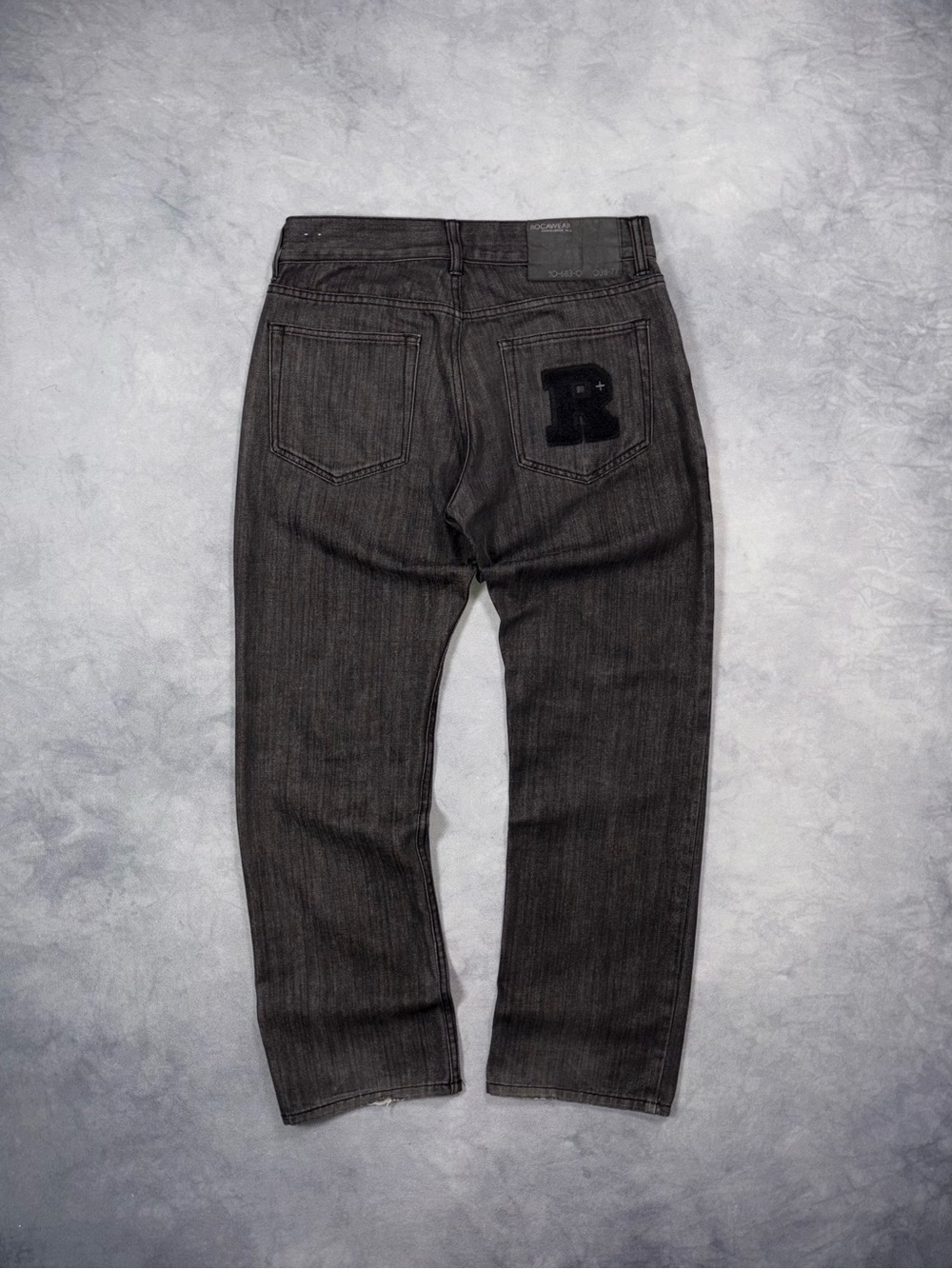 Vintage Rocawear 2000s Washed Black Hip Hop Y2K Baggy Jeans